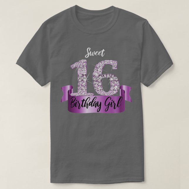 Cute Lila Black T Shirt (Design framsida)
