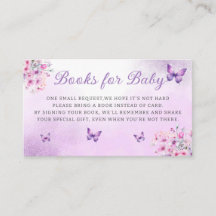 Cute lila Butterfly blommigt Girl bokar för baby