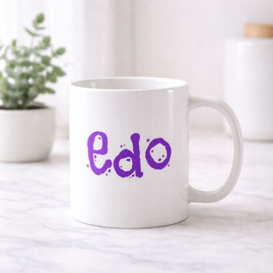 Cute Lila Edo Kaffemugg