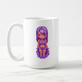 Cute lila Girl Kaffemugg