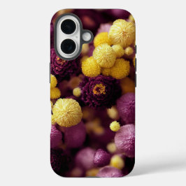 Cute Lila & Gula blommor Phone Case