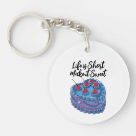 Cute Lila Heart Cake Mönster