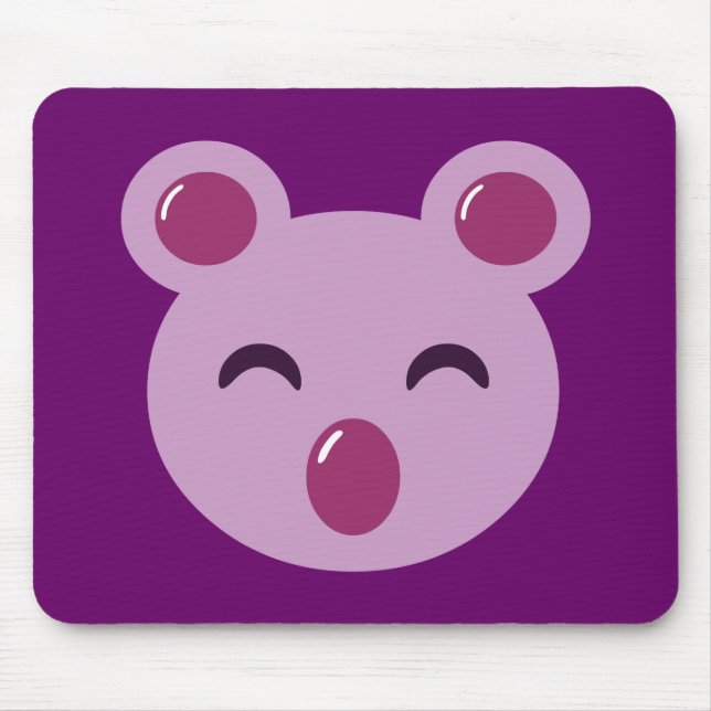 Cute Lila Koala Bear Musmatta (Framsidan)