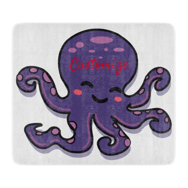 Cute Lila Octopus Thunder_Cove (Framsidan)