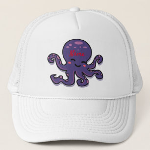 Cute Lila Octopus Thunder_Cove Keps