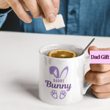 Cute Lila Påsk Pappa Bunny Rabbit Öron Pappa