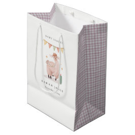 Cute Lila Play Cactus Boho Llama Baby Shower