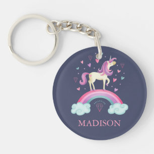 Cute Lila Rainbow Unicorn