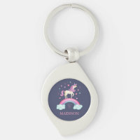 Cute Lila Rainbow Unicorn