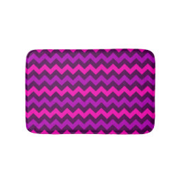 Cute Lila Rosa Chevrons Small Bath Mat Badrumsmatta