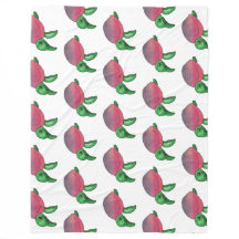 Cute Lila Snäcka Sea Turtle