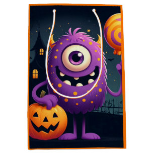 Cute, lila trick eller Behandla monster