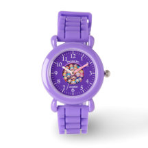 Cute lila Valentine Day, tecknad children