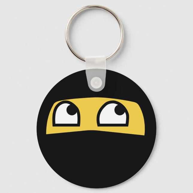 Cute lil'ninja emoji nyckelring (Framsida)