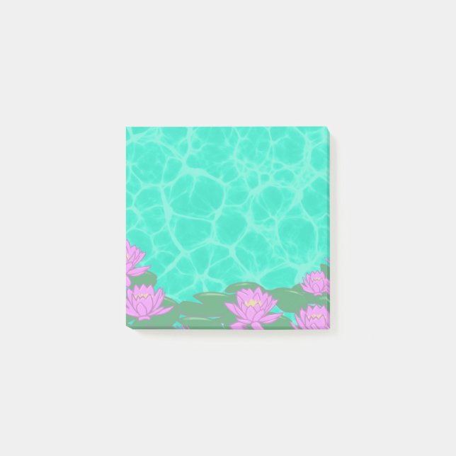 Cute Lilypad - anteckningar Post-it Block (Framsida)