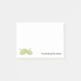 Cute Limes-frukten från avstjälkningsplatsen Post-it Block