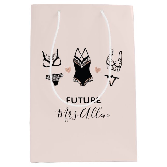 Cute Lingerie Möhippa Gift Bag (Framsidan)