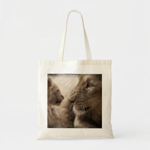 Cute Lioness och Playof Unge Tygkasse