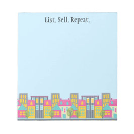 Cute "List Sell Repeat" Anteckningsblocket Real Go Anteckningsblock