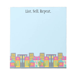 Cute "List Sell Repeat" Anteckningsblocket Real Go Anteckningsblock