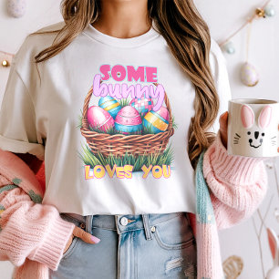 Cute lite Bunny Kärlek You Påsk T Shirt