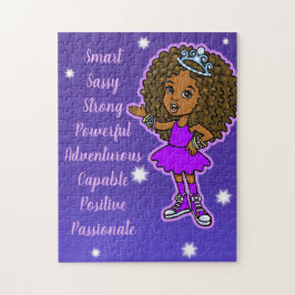 Cute Little African American Princess Pussel