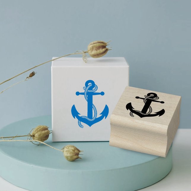 Cute Little Anchor Nautical Bröllop Stationery Stämpel (Skapare uppladdad)