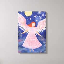 Cute Little Angel Canvastryck