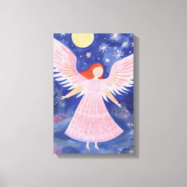 Cute Little Angel Canvastryck (Framsida)
