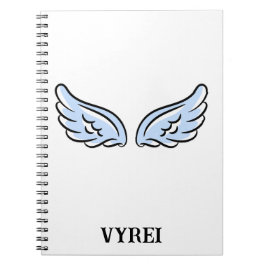 Cute Little Angel Vingar Anteckningsbok