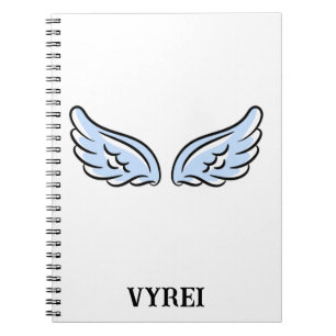 Cute Little Angel Vingar Anteckningsbok
