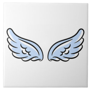 Cute Little Angel Vingar Kakelplatta