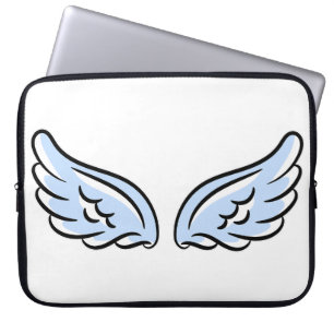 Cute Little Angel Vingar Laptop Fodral