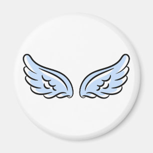 Cute Little Angel Vingar Magnet