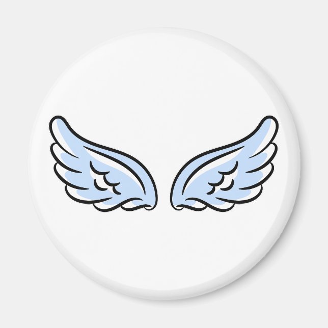 Cute Little Angel Vingar Magnet (Framsidan)