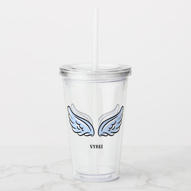 Cute Little Angel Vingar Take Away Mugg (Framsida)