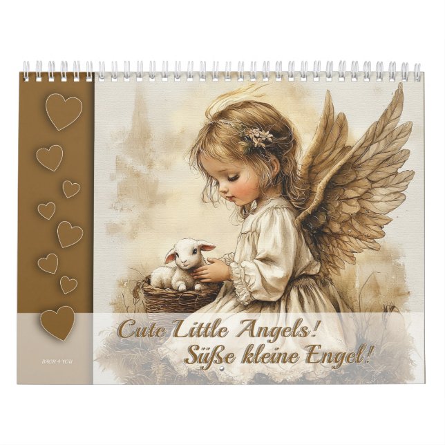 Cute Little Änglar - Süße kleine Engel Kalender (Omslag)