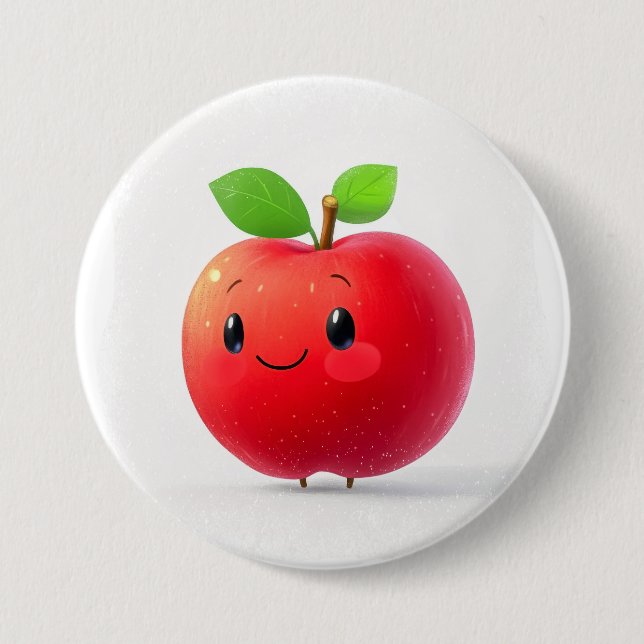 Cute Little Apple Knapp (Framsida)
