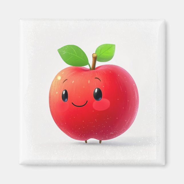 Cute Little Apple Magnet (Framsidan)