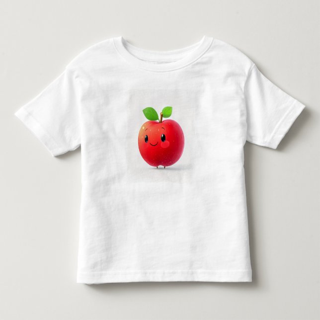 Cute Little Apple T Shirt (Framsida)