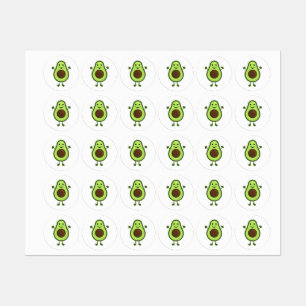 Cute Little avocado Klistermärke