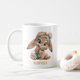 Cute Little Baby Bunny Kaffemugg