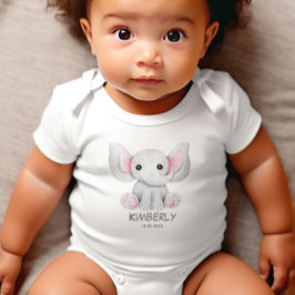 Cute Little baby elephant Personlig T Shirt