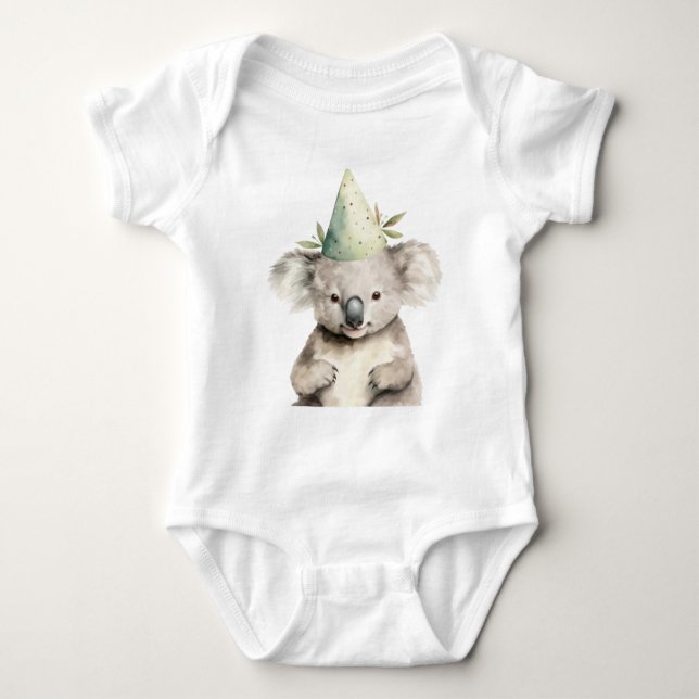 Cute Little Baby Koala Bear Animal T Shirt (Framsida)