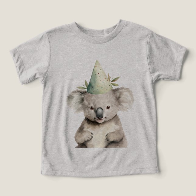 Cute Little Baby Koala Bear Animal T Shirt (Design Framsida)