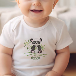 Cute Little baby panda Personlig T Shirt