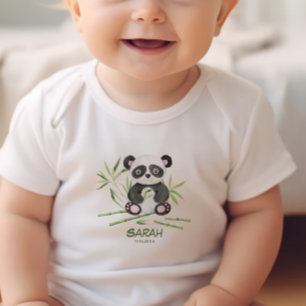 Cute Little baby panda Personlig T Shirt