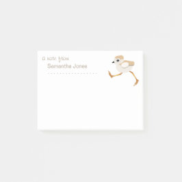 Cute Little Baby Sandpiper Piping Plover Post-it Block