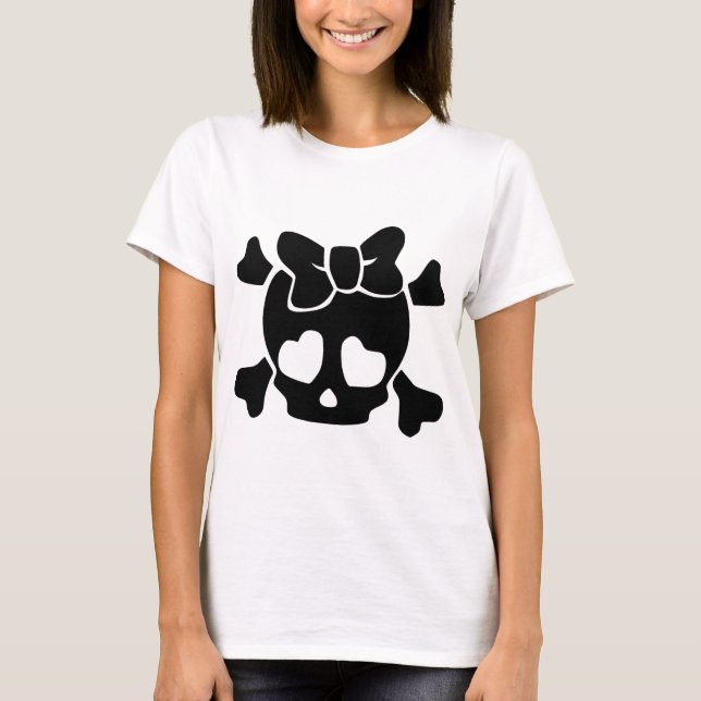 Cute Little Baby Skull T-shirt (Framsida)