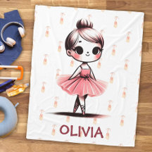 Cute Little Ballerina Girl